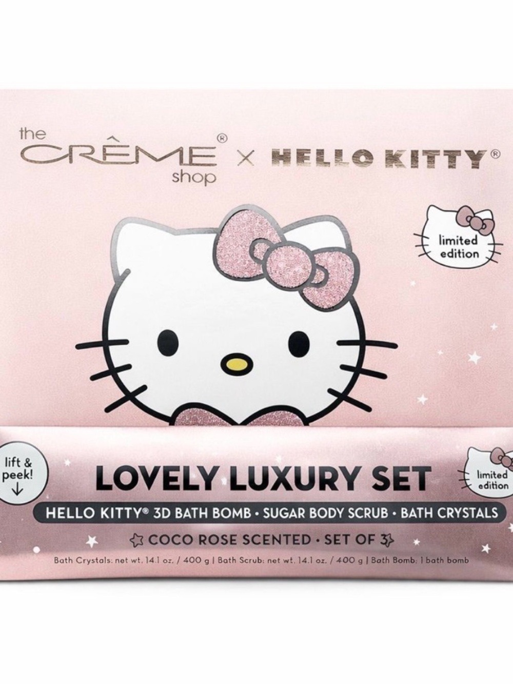✨HOST PICK✨The Crème Shop x Hello Kitty Lovely Luxury Set - Pink Coco Rose
